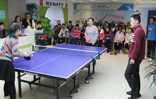 易道“乒乓球运动会”火热进行中